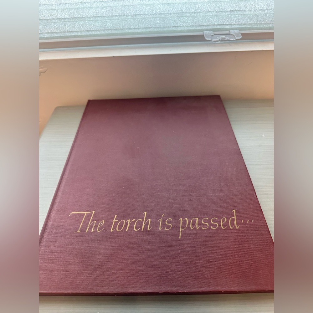 Vintage The torch is passed hardcover associated press JFK book